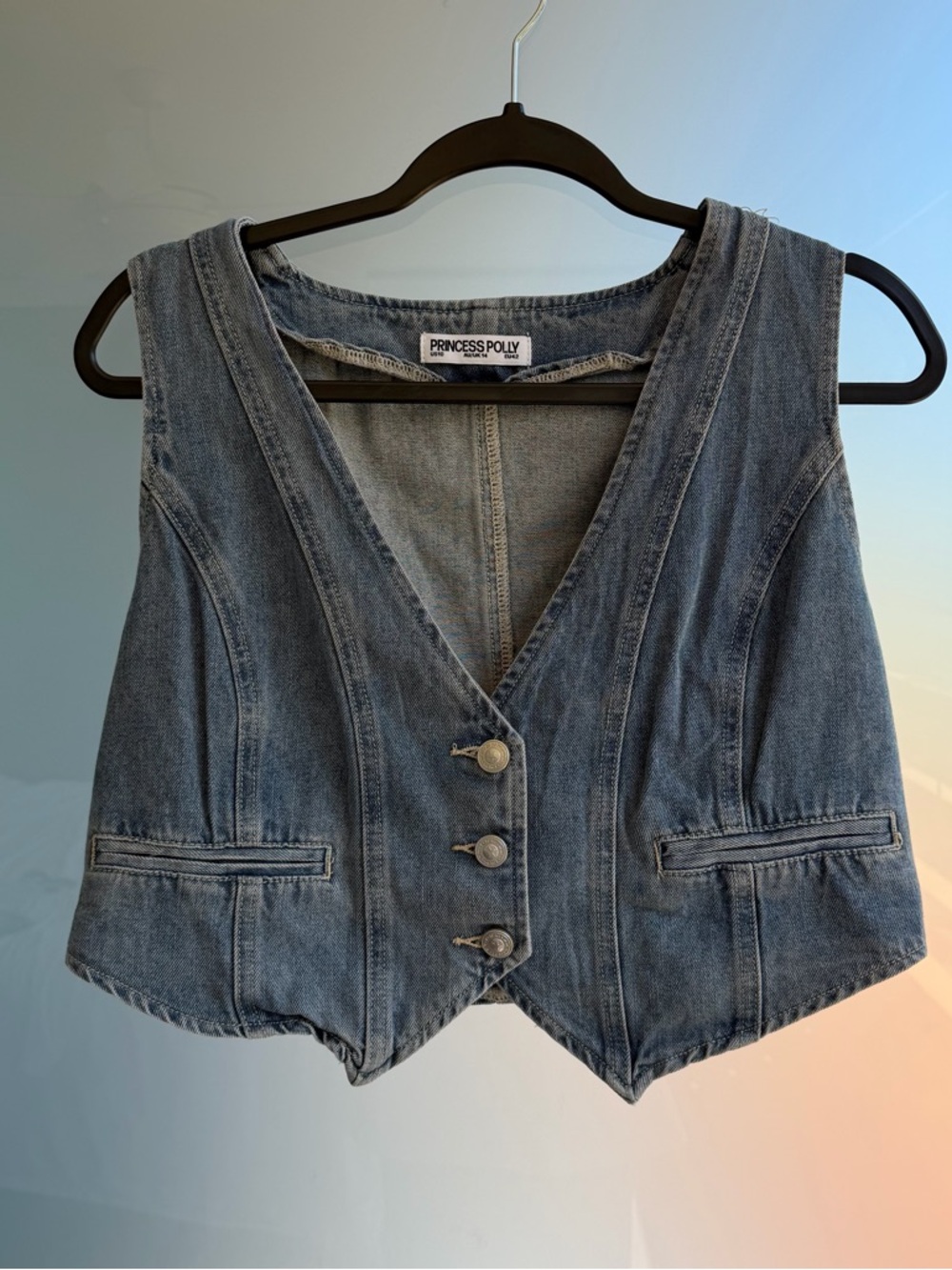 Princess Polly Denim Vest